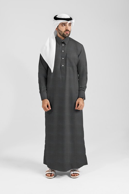 Alternative view of Aura Slate Qatari Kandoora