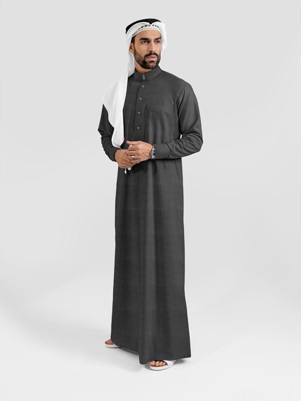 Alternative view of Aura Slate Saudi Kandoora