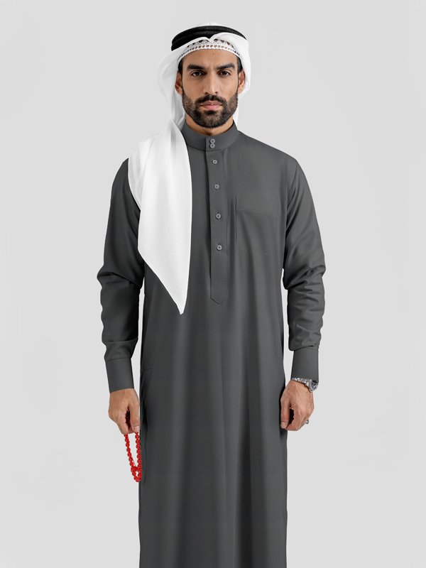 Alternative view of Cashmere Dusk Saudi Kandoora