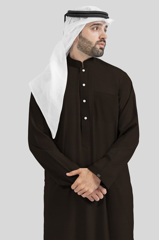 Alternative view of Elan Auburn Kuwaiti Kandoora