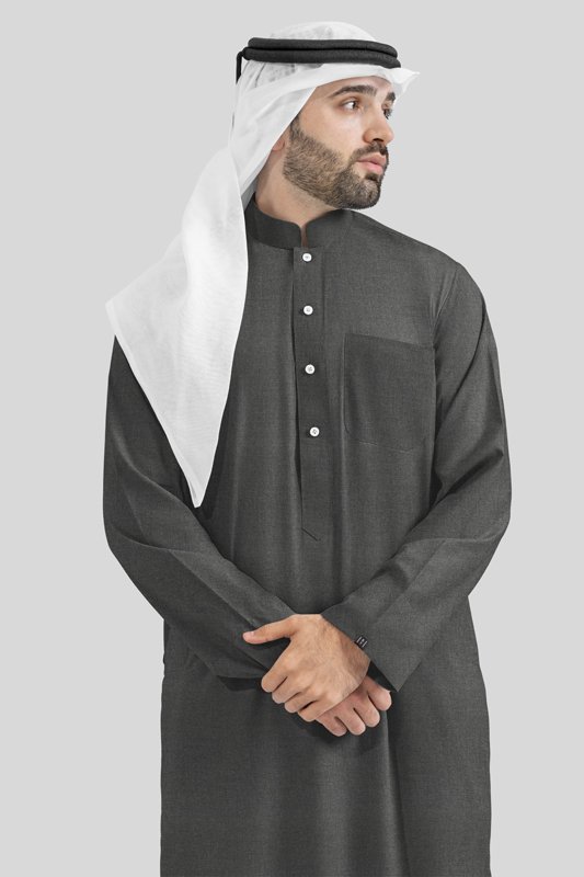 Alternative view of Elan Slate Kuwaiti Kandoora