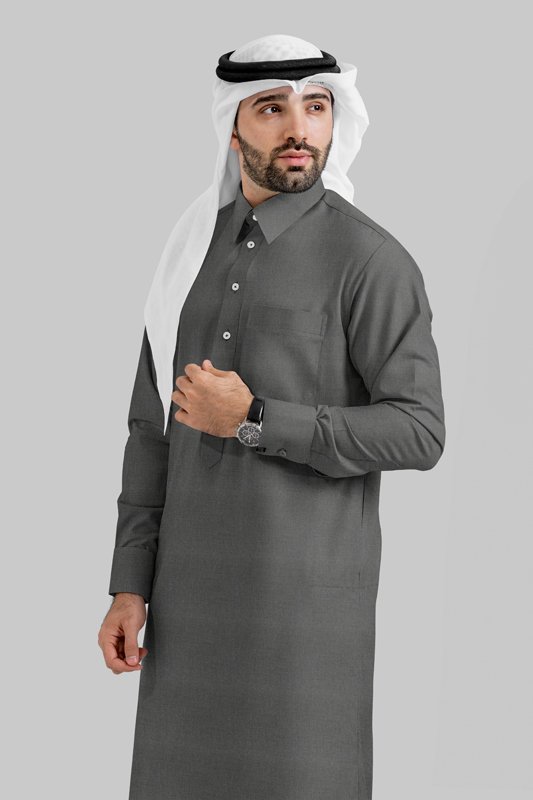 Alternative view of Elan Slate Qatari Kandoora