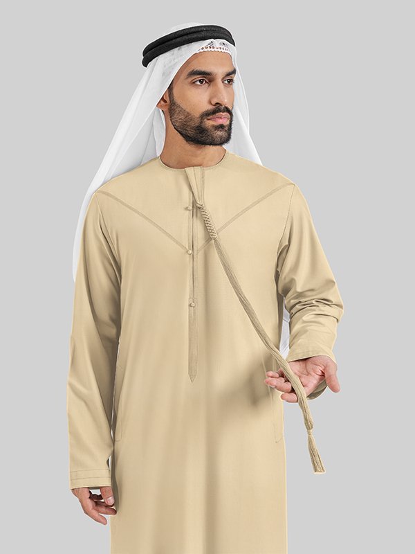 Alternative view of Lustre Fawn Emerati Kandoora