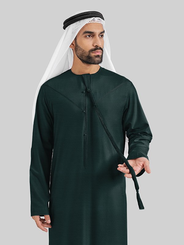 Alternative view of Lustre Steel Emerati Kandoora