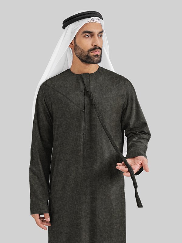 Alternative view of Noir Luxe Fern Emerati Kandoora