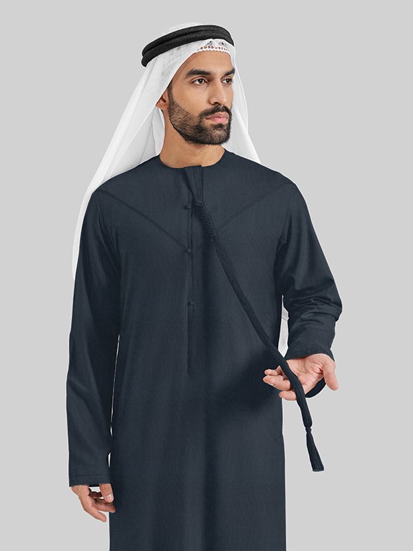 Alternative view of Opulence Navy Emerati Kandoora