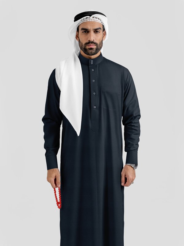 Alternative view of Opulence Navy Saudi Kandoora