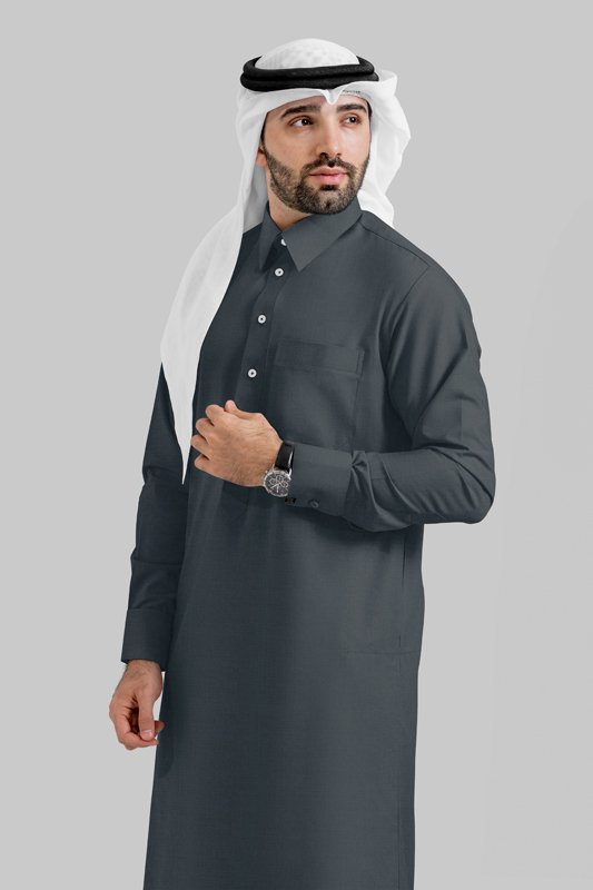 Alternative view of Opulence Lead Qatari Kandoora