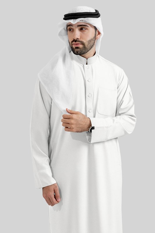 Alternative view of Pure Essence Pure White (Japan) Kuwaiti Kandoora