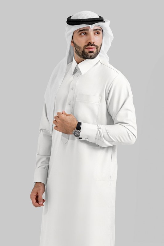 Alternative view of Pure Essence Pure White (Japan) Qatari Kandoora