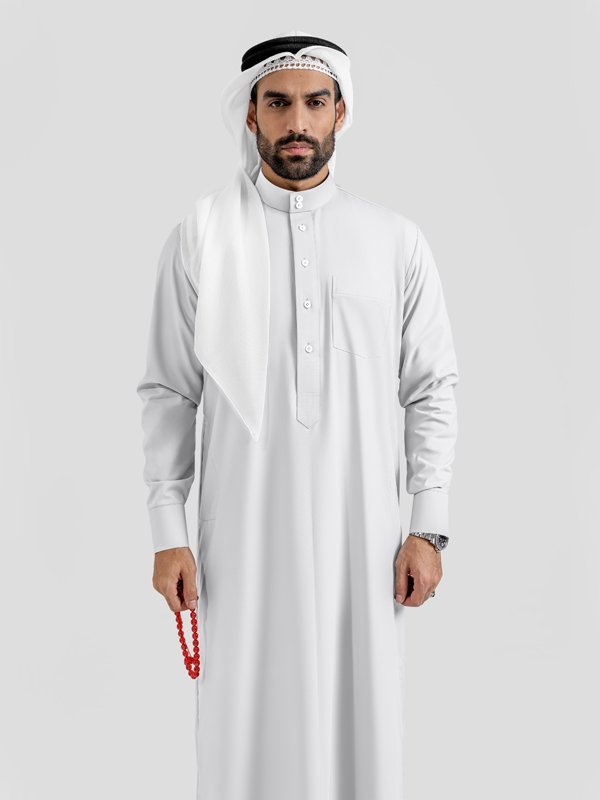 Alternative view of Pure Essence Ice White (Japan) Saudi Kandoora