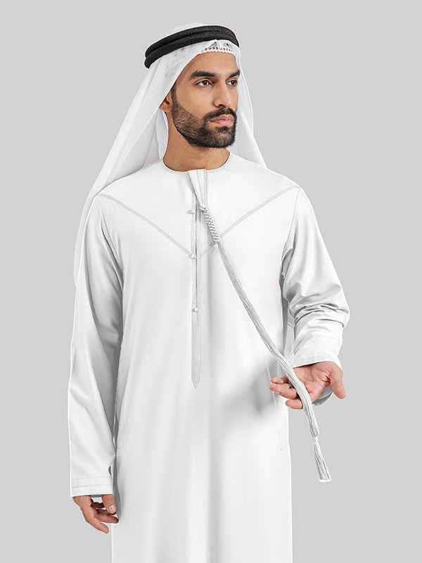 Alternative view of Pure Essence Pure White (Indo) Emerati Kandoora