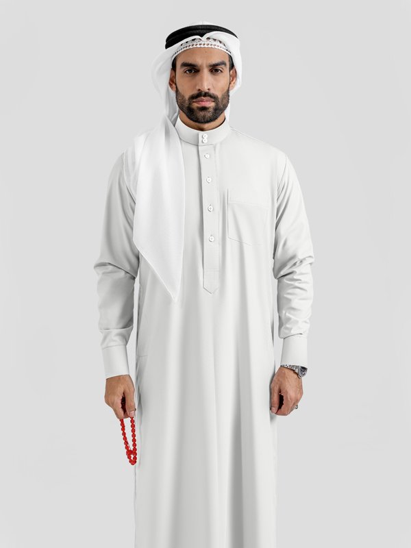 Alternative view of Pure Essence Pure White (Indo) Saudi Kandoora