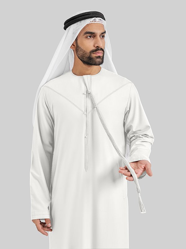 Alternative view of Pure Essence Dutch White (Indo) Emerati Kandoora